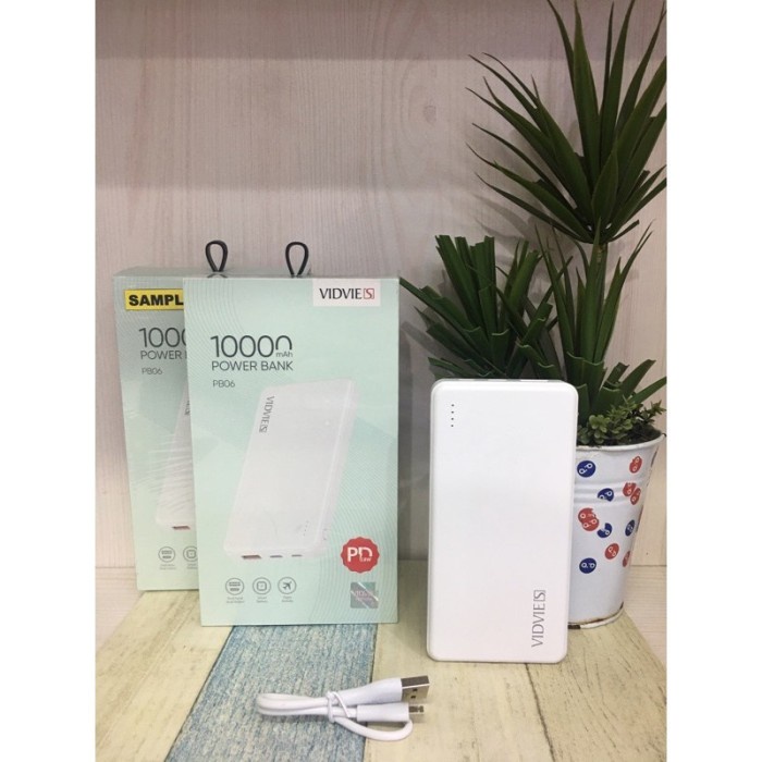 Vidvie S Powerbank 10000mAh PD 18watt PB06 - White