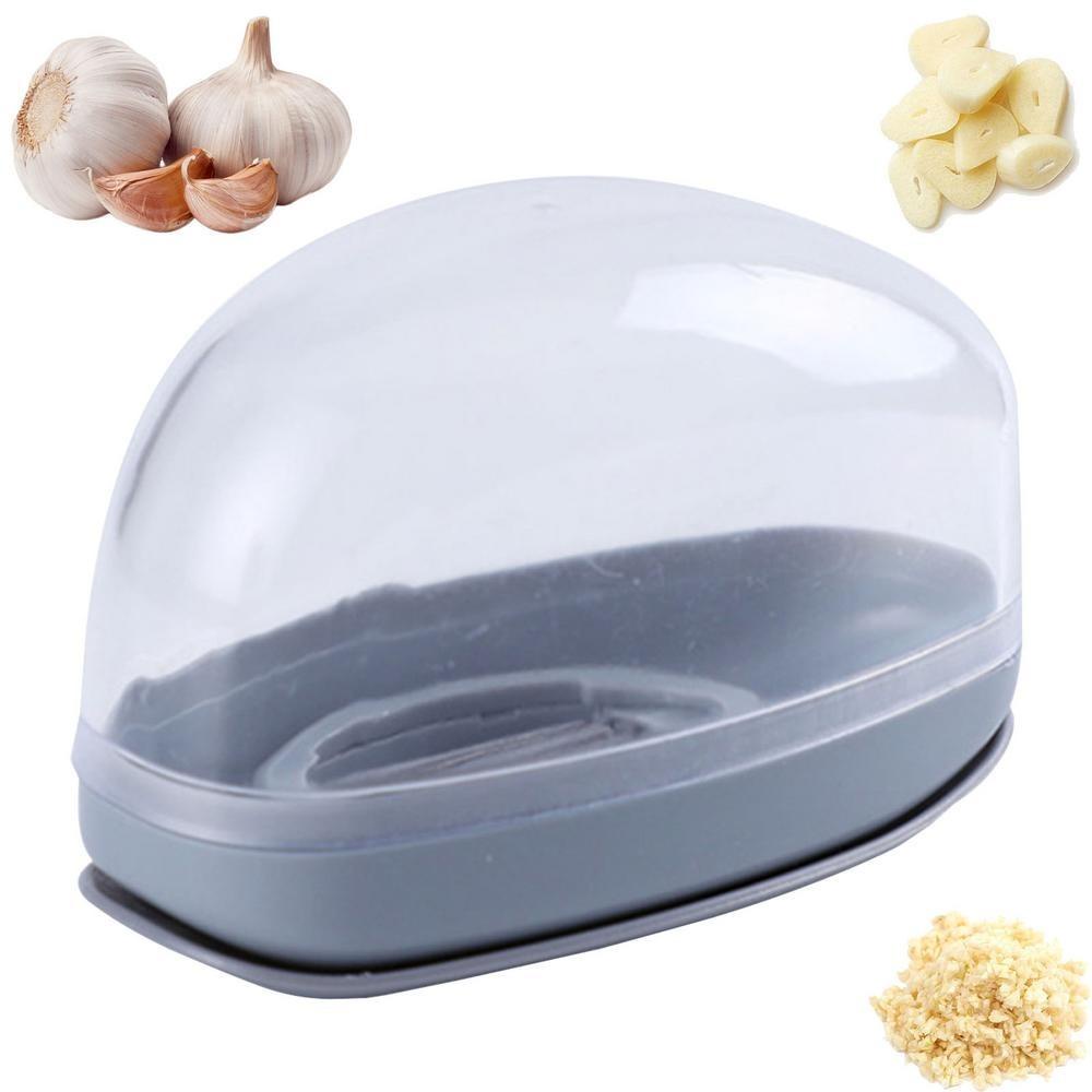 [Elegan] Press Garlic Shredder Mudah Dibersihkan Tahan Lama Pemotong Bawang Putih Dapur Manual Multifungsi Ginger Shredder