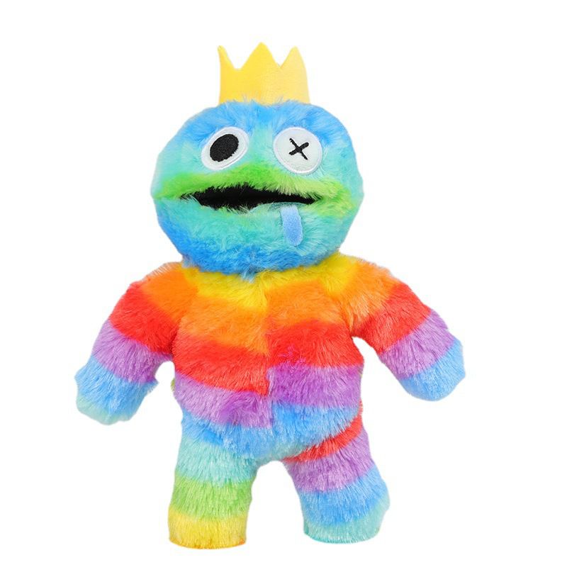 30 cm Biru Mainan Mewah Ungu Roblox Rainbow Friends Plush Toy Lembut Boneka Boneka Binatang Hadiah Anak