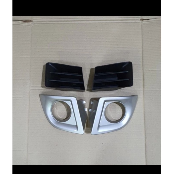 cover ring foglamp & kisi-kisi Avanza Xenia 2008-2011 warna silver Variasi mobil