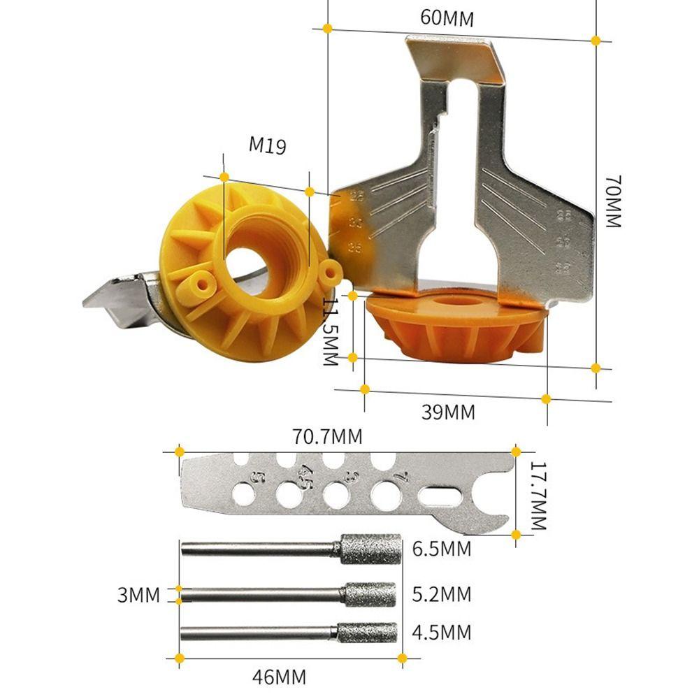 Populer Poles Penggiling Listrik Awet Panduan Adaptor Bor Bor Mini Drill Power Tool Sharpening Attachment