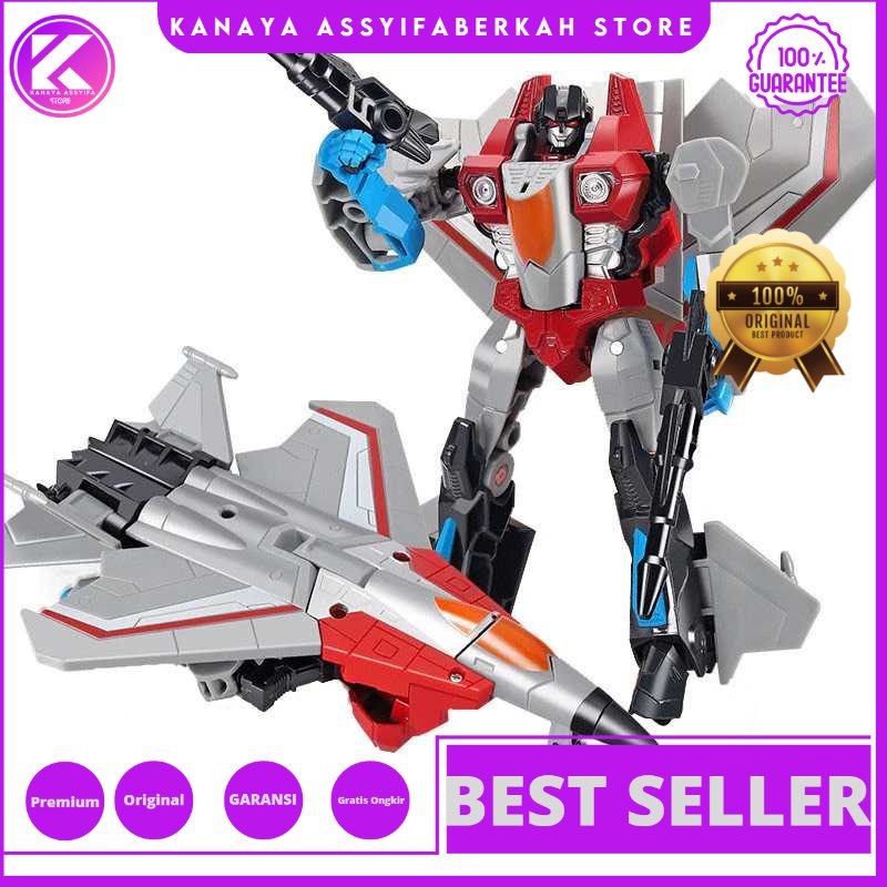 YOU HU Mainan Pesawat Anak Robot Action Figure Bisa berubah Transformer - CP-04