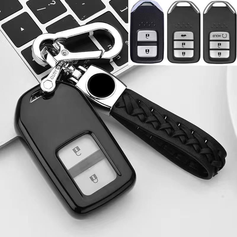 Tpu Penutup Kunci Remote Mobil Case Shell Untuk Honda Civic City Accord CRV CR-V XR-V Odyssey Vezel Jade Crider Cocok Aksesoris