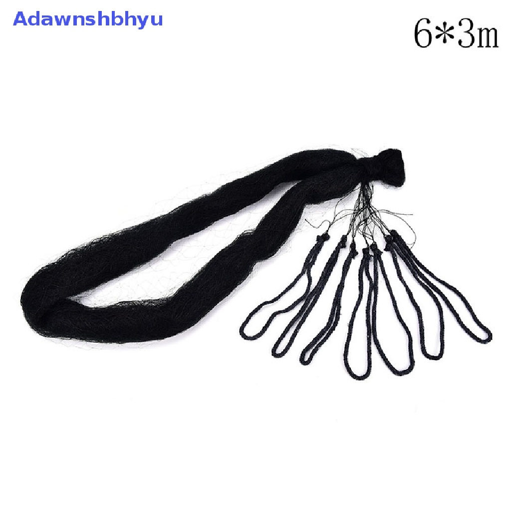 Adhyu Knotted Mist Net Nylon monofilament 6x3M 15mm Lubang Orchard Garden Jaring Anti Burung ID