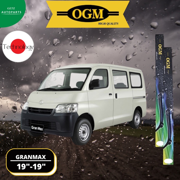 Wiper Frameless Mobil Daihatsu Granmax Sepasang Hybrid OGM BERKUALITAS TERBAIK Bosch