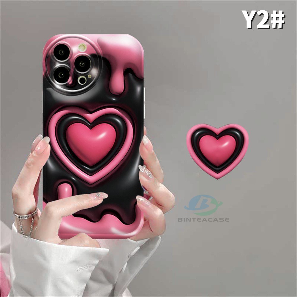 Casing hp Vivo Y02 Y16 Y22 Y35 Y21 Y21T Y33T Y33S Y17 Y15 Y12 Y11 Y20 Y20S Y12S Y12A Y91C Y1S Y95 Y93 Y50 Y30i Y15S Y15A Motif Zebra Bintang Pink Hati Silikon Airbag Case Binteacase