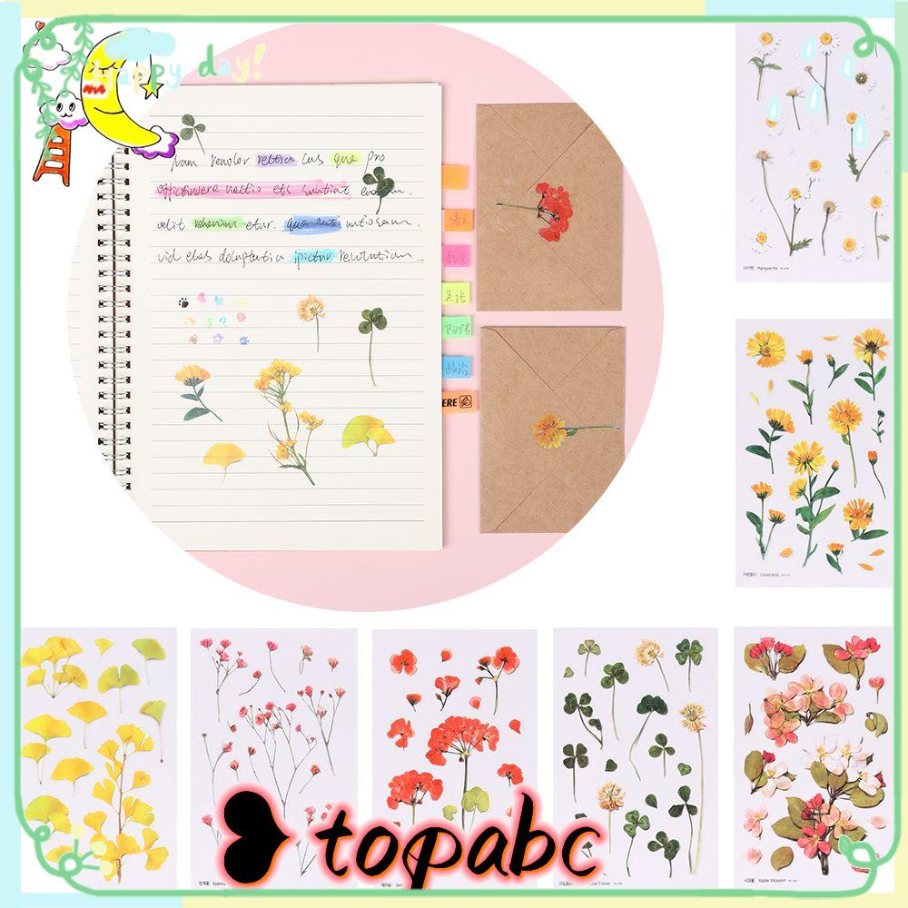 Top Bunga Stiker DIY Scrapooking Decor Handmade Hias Label