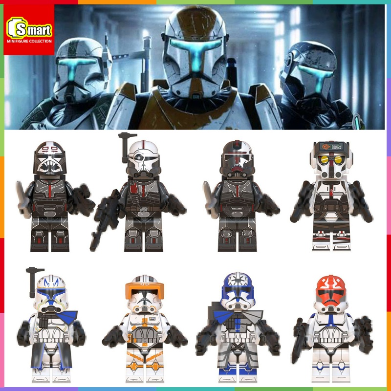 Star Wars Mini Figure Destroyer Front Sight Hunter Commander Cody Teknisi Anak Rakitan Mainan Blok Bangunan