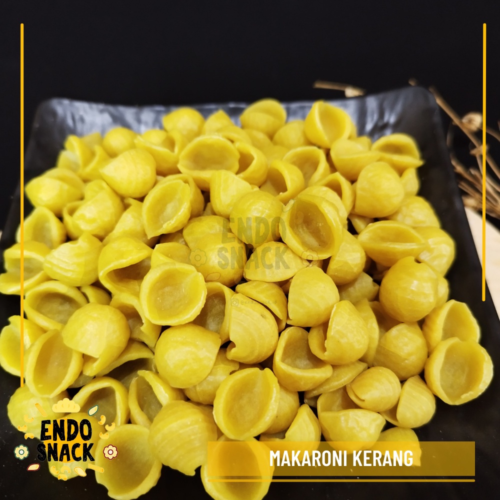 MAKARONI KERANG KUNING 1 Kg, Untuk Seblak, Makroni Kering Pedas