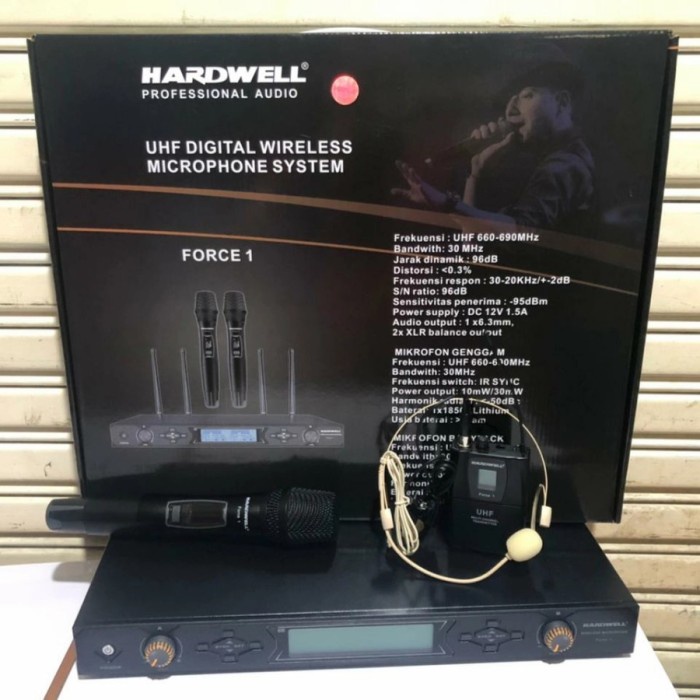 MIC WIRELESS HARDWELL FORCE 1 HANDLE CLIP ON ORIGINAL