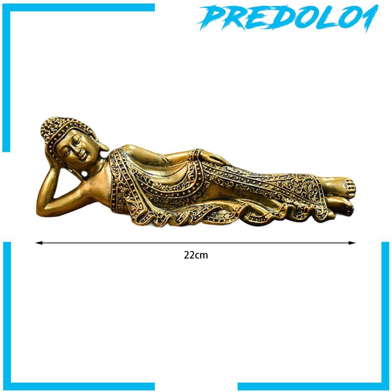 [Predolo1] Hadiah Patung Resin Patung Buddha Thailand Gaya Vintage Untuk Dekorasi Desktop