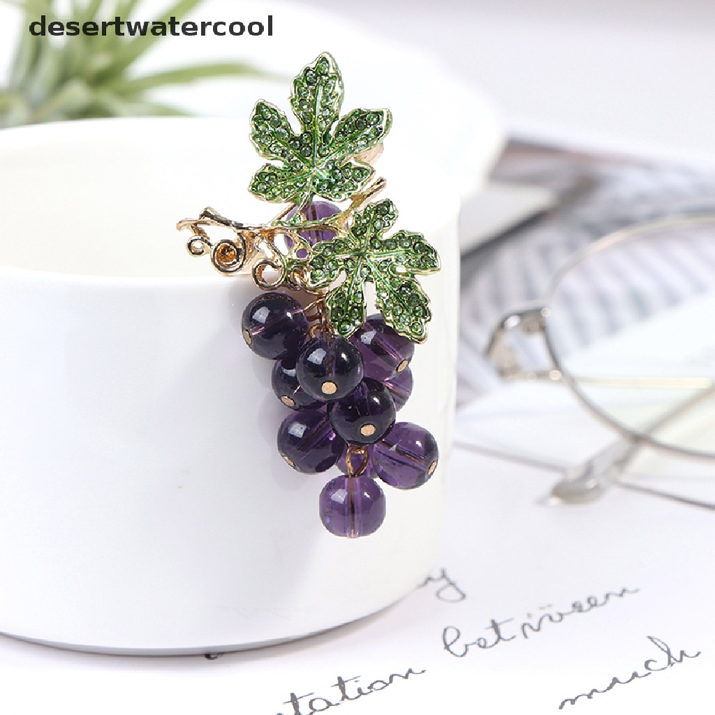 Deid 1PC Anggur Bros Untuk Wanita Brooch Pin Fashion Perhiasan Elegan Pernikahan Bros Martijn
