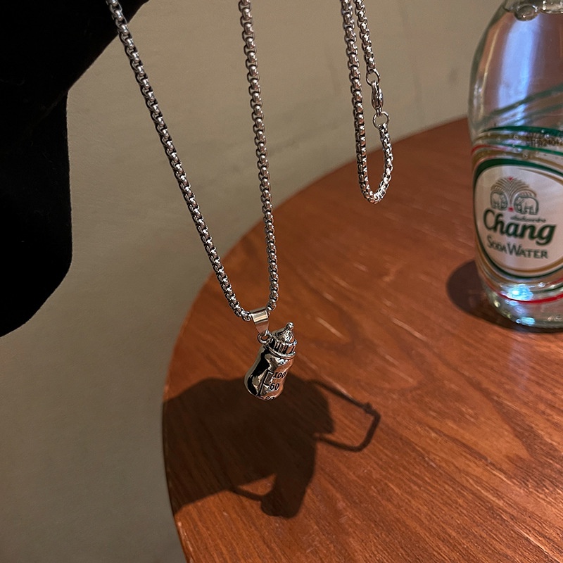 Kalung Liontin Botol Susu Ally Fashion Untuk Wanita