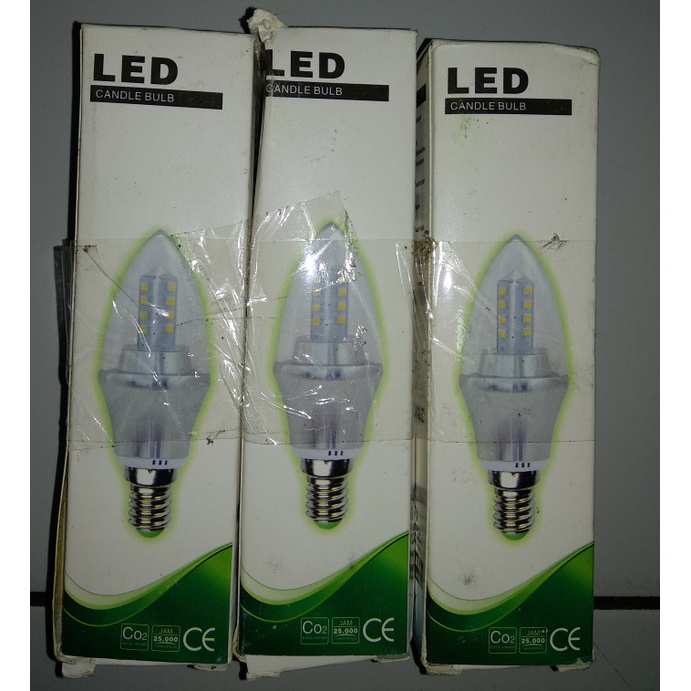 Bola lampu led white e14 4 watt