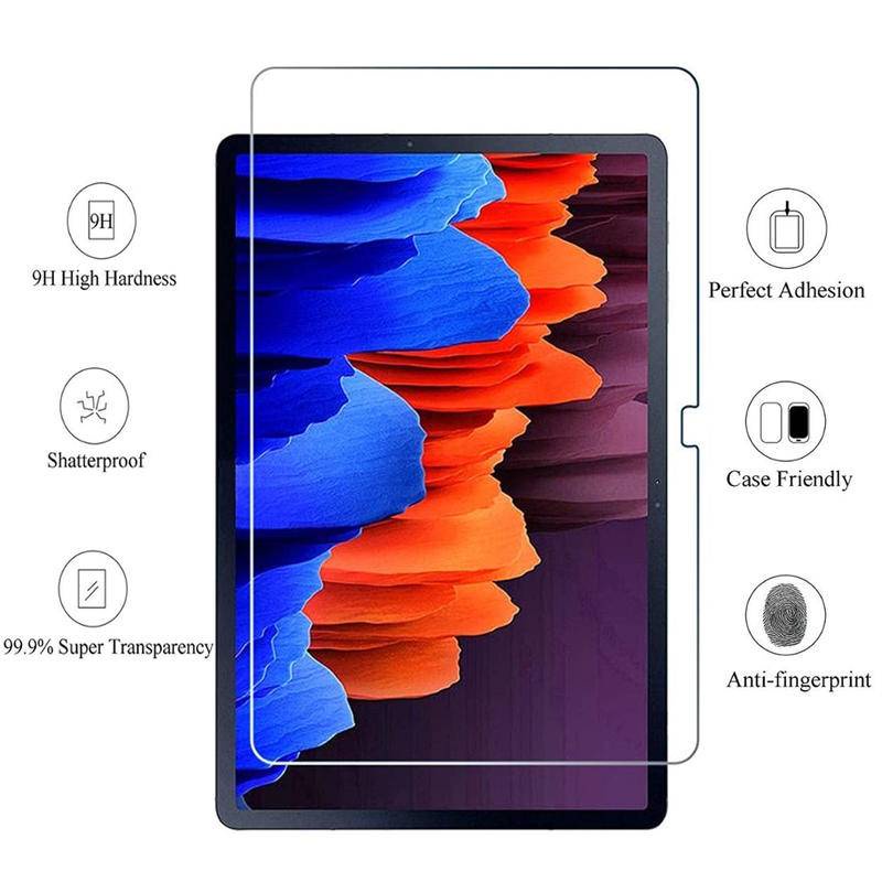 Untuk Samsung Galaxy Tab S8 S7 Plus Ultra S7+S8+S6 A7 Lite A8 2021 S5e 9H Tempered Glass Screen Protector Untuk Samsung Tab A 8.0 2015 8.4 2020 10.1 10.5 2019 Film Pelindung