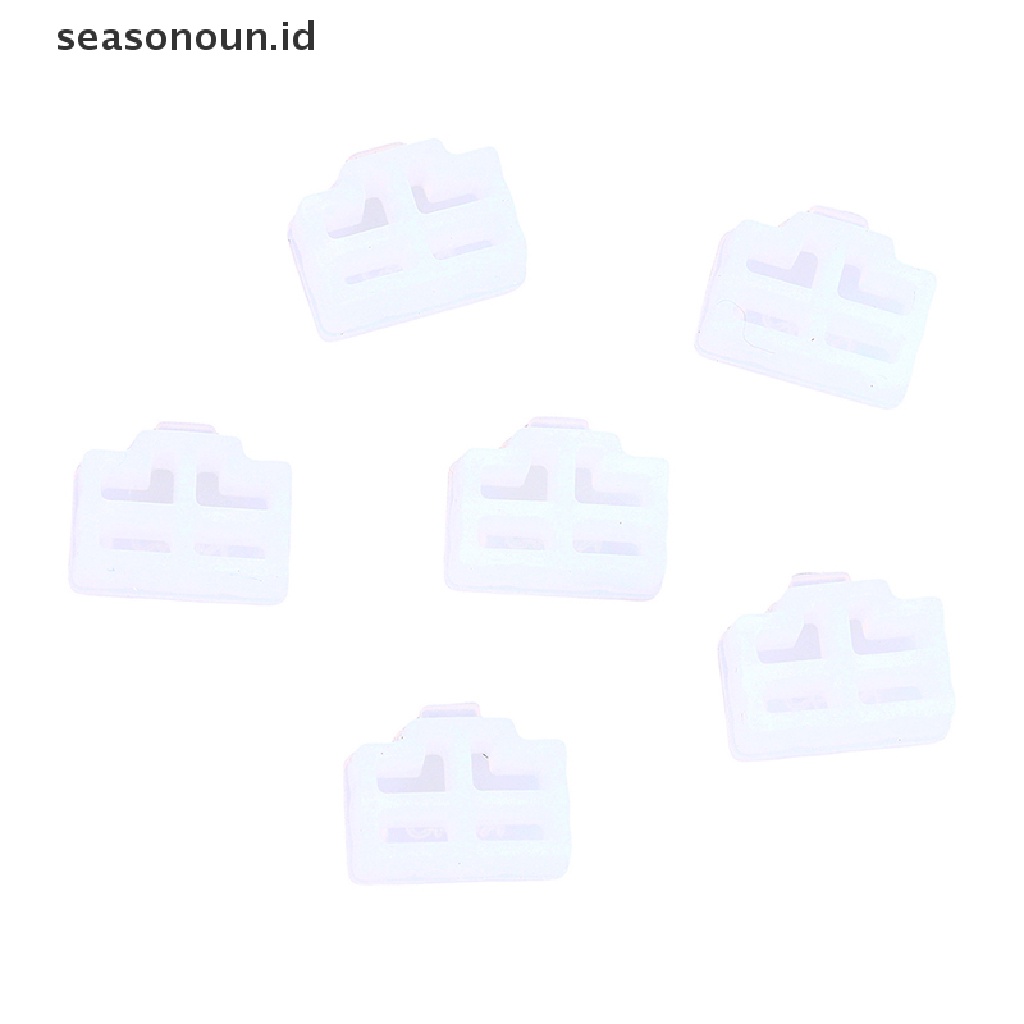 Seasonoun 10PCS Ethernet Hub Port RJ45 Anti Debu Cover Topi Pelindung Colokan Router RJ45.