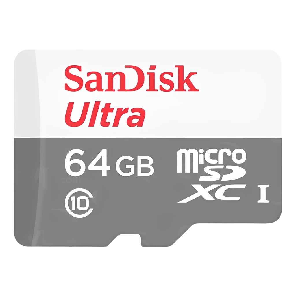 Micro SD Card SanDisk Ultra 64Gb Up to 100Mbps Class 10 Non Adapter