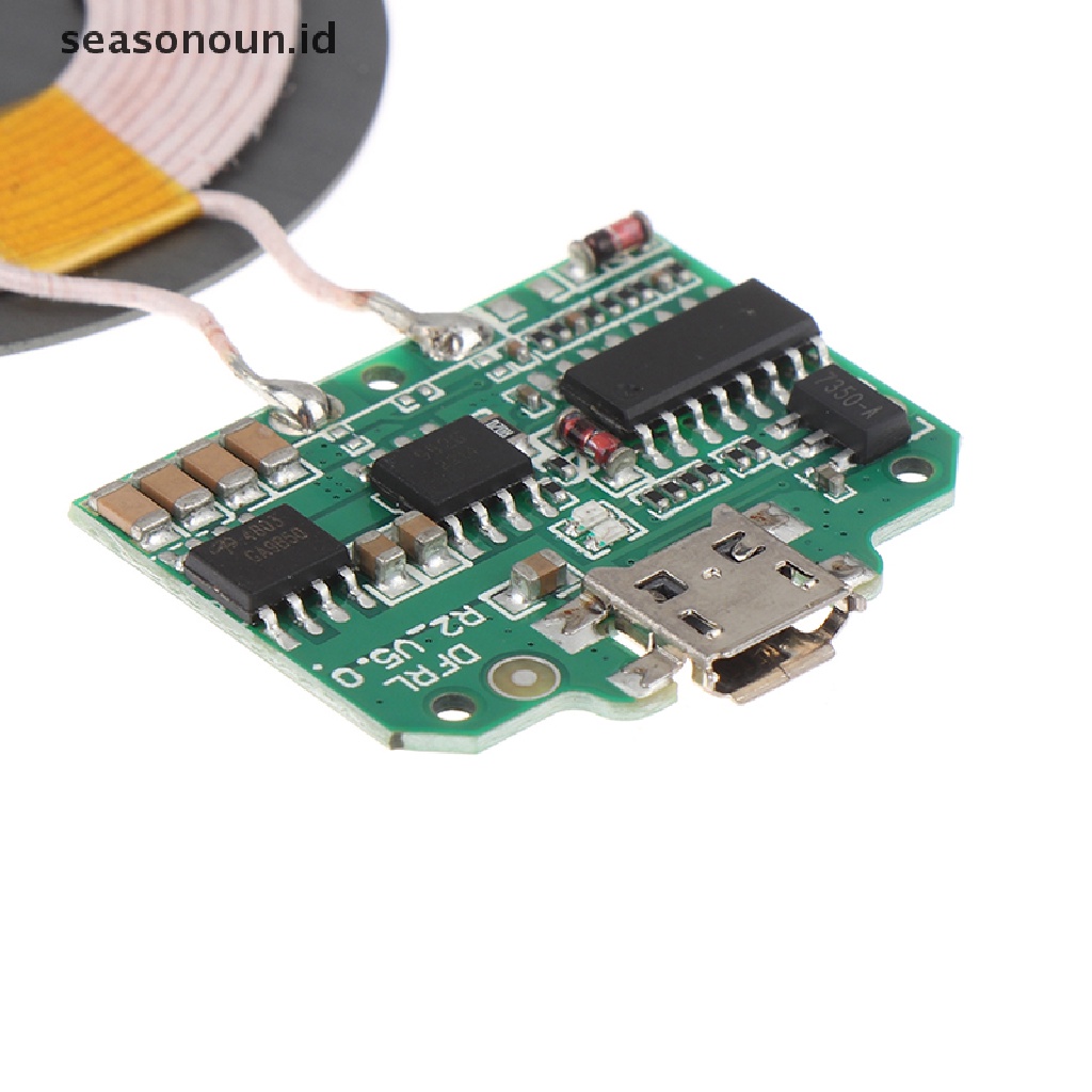 Seasonoun 10W QI Wireless Charger Modul Micro USB Transmitter PCBA Circuit Board Coil.