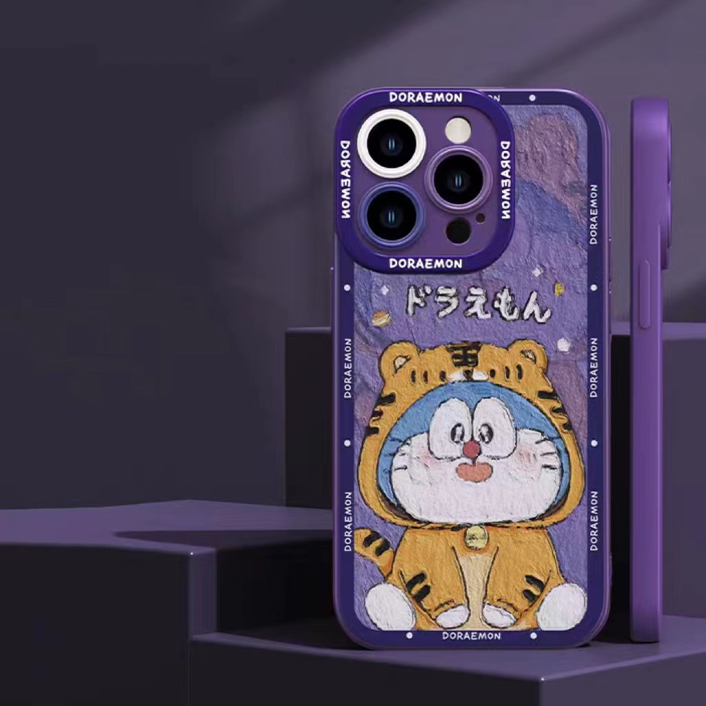 IPHONE Ins Pola Kartun Cocok Untuk Iphone14 14pro 14plus 13 13pro 13prm iPhone12 7Plus 8Plus Xr XS 13 Pro Max Empat Sudut Casing Ponsel Tahan Guncangan