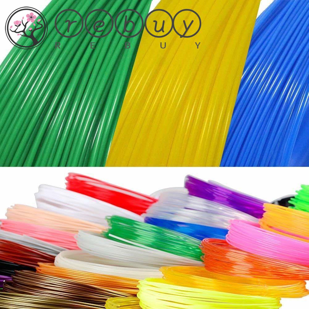 Rebuy Bahan Printing 3D Sekolah Pena 3D Aksesoris Stereoskopik Isi Ulang Modelling 1.75mm