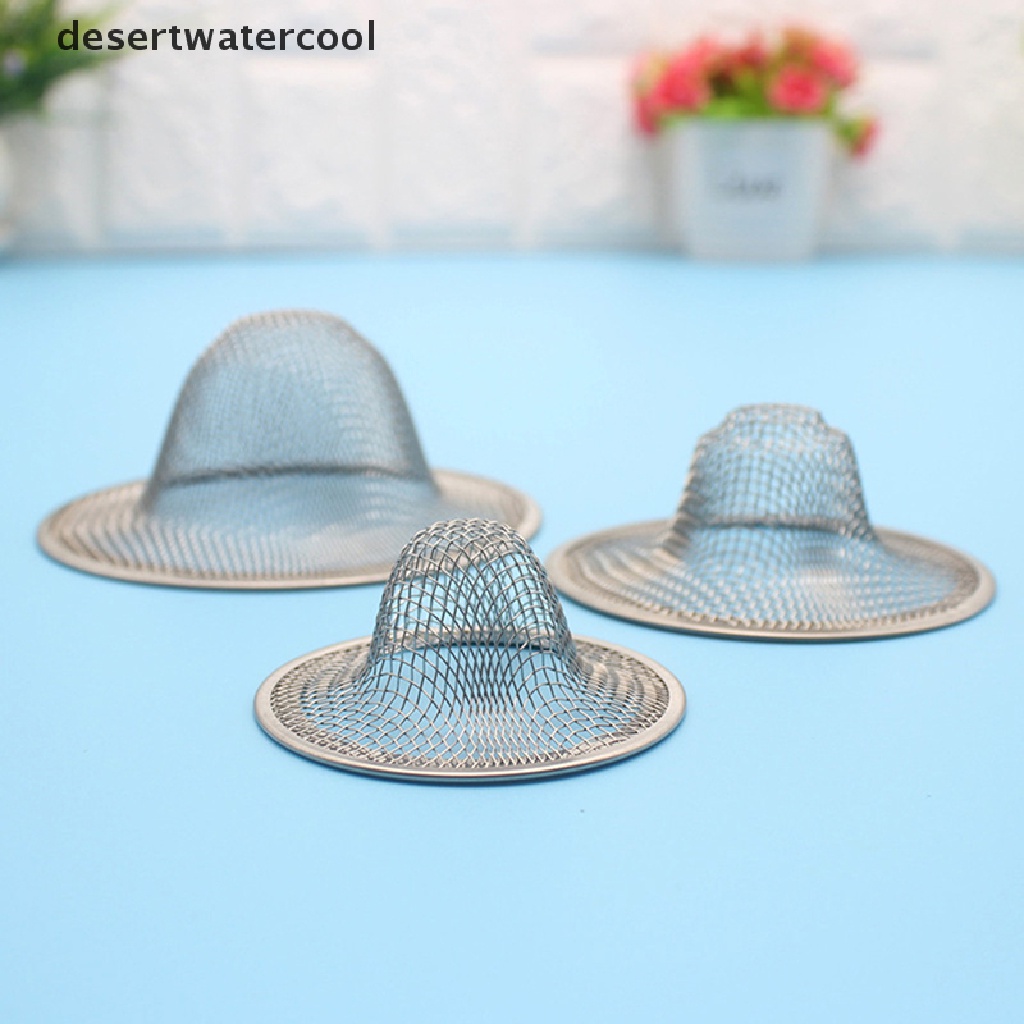 Deid 3pcs Saringan Wastafel Bulat Stainless Steel Kamar Mandi Filter Net Drain Alat Dapur  Martijn