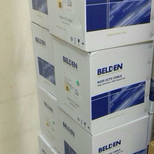 KABEL BELDEN PLUS POWER  RG59 ORIGINAL / CABLE LAN BELDEN RG59 / KABEL CCTV + POWER BELDEN RG59 ORIGINAL