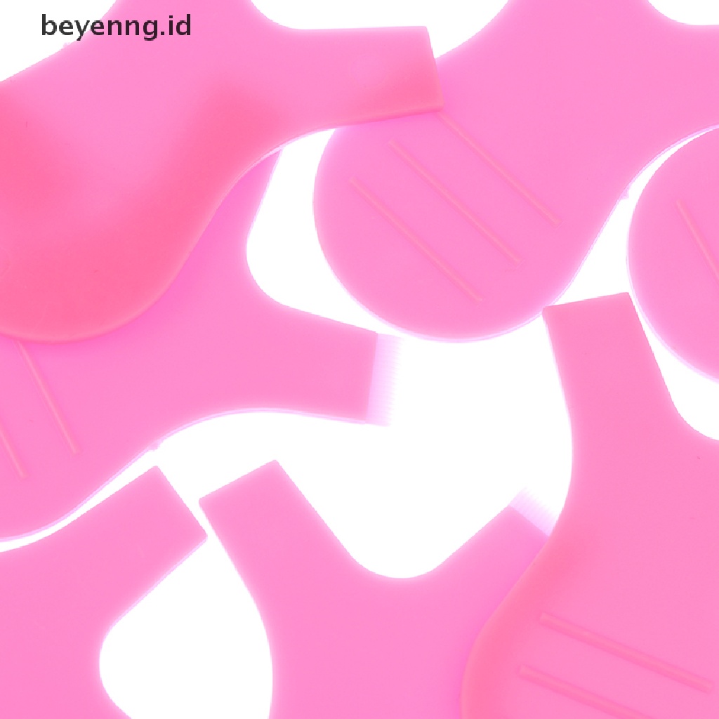 Beyen 10pcs/Set Pink Eyelashes Lift Lifg Curler Alat Sikat Cangkok Ekstensi Bulu Mata ID