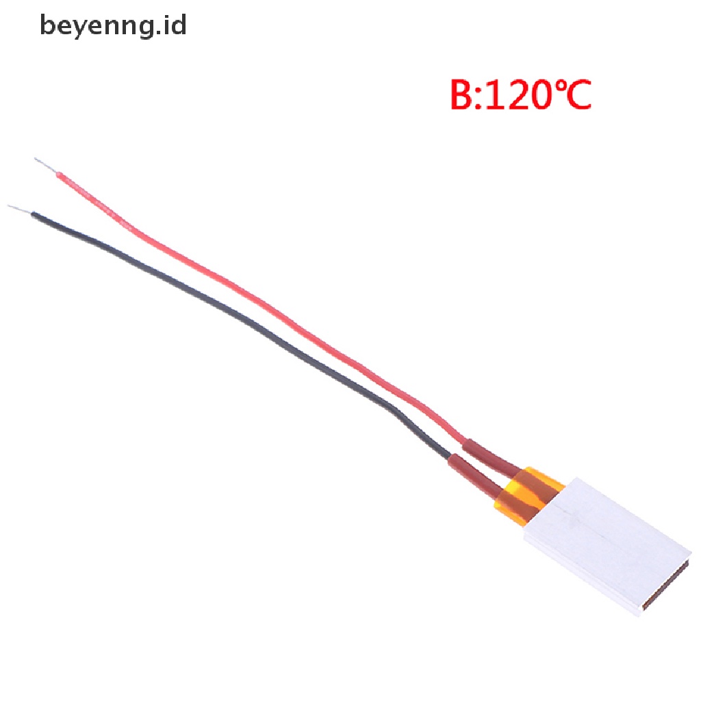 Beyen 12V 35 * 21mm Suhu Konstan PTC Heag Elemen Termostat Pemanas Plat ID