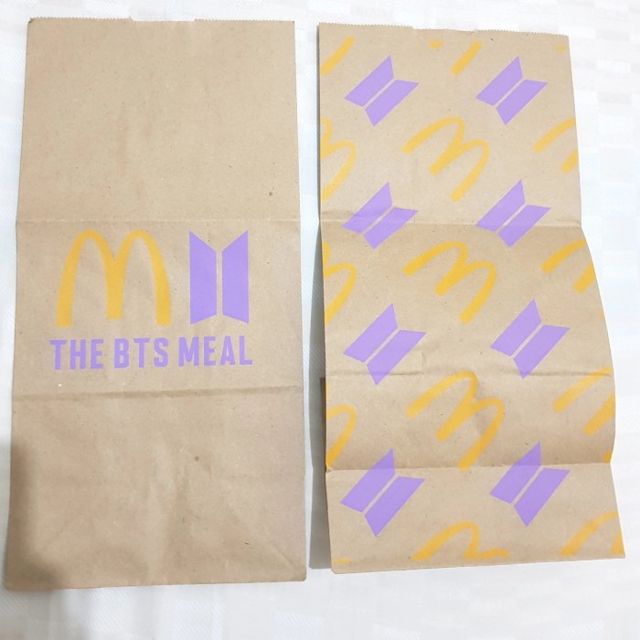 

⭐BISA COD⭐ Paper bag BTS Meal McDonald's