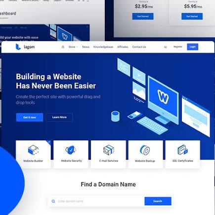 Lagom Whmcs Theme - Simple and Intuitive Whmcs Template