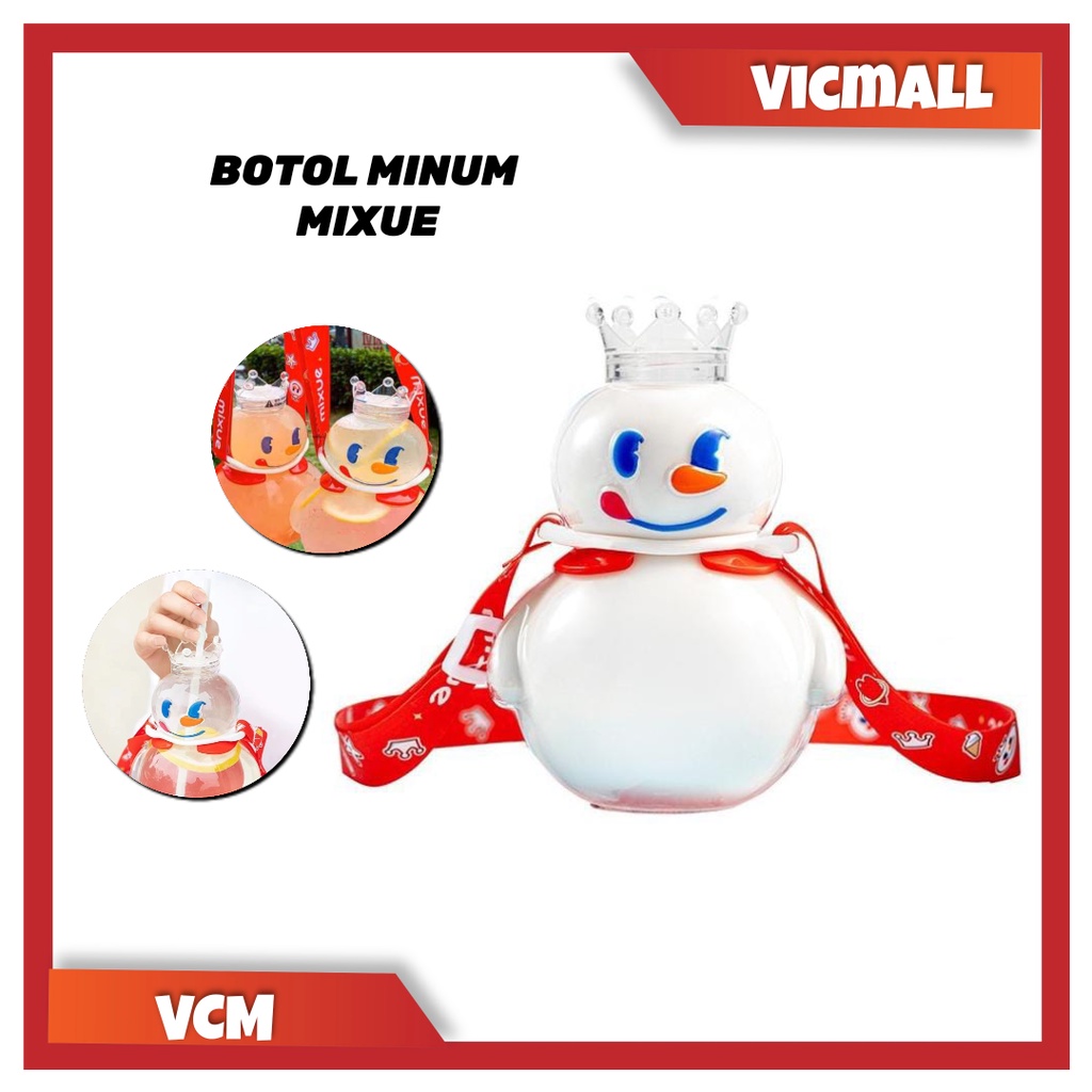 (VCM) Botol Minum Tumbler Mixue Snow King 700ML