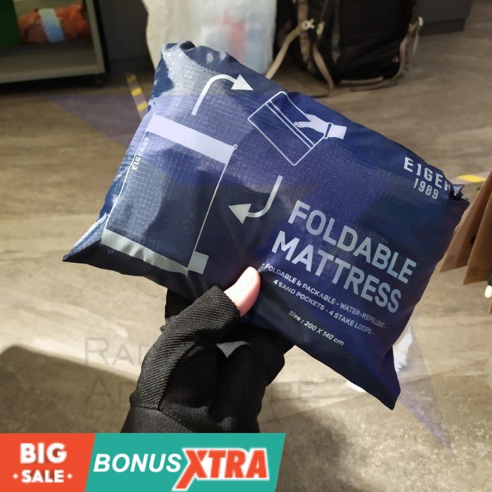 Matras Lipat EIGER1989 FOLDABLE MATTRESS Navy Maroon 91000 7208 Original  KEREN AWET