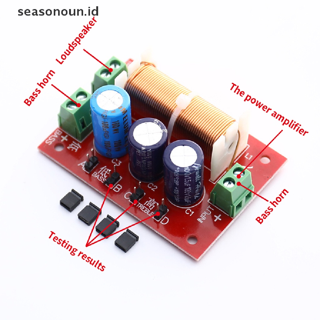 Seasonoun YLY-2088 400W Filter Crossover A 2ways Adjustable Speaker Audio Divisor.