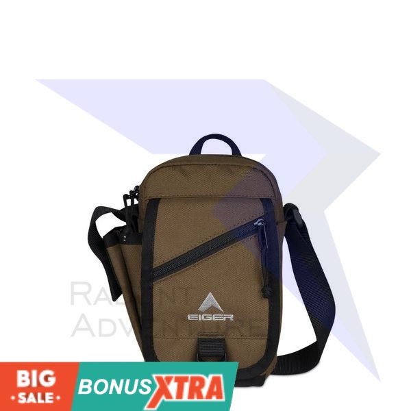 Tas Selempang EIGER1989 SENTINEL POUCH Brown Coklat 91000 6806  Original MURAH AWET KECE BANDUNG