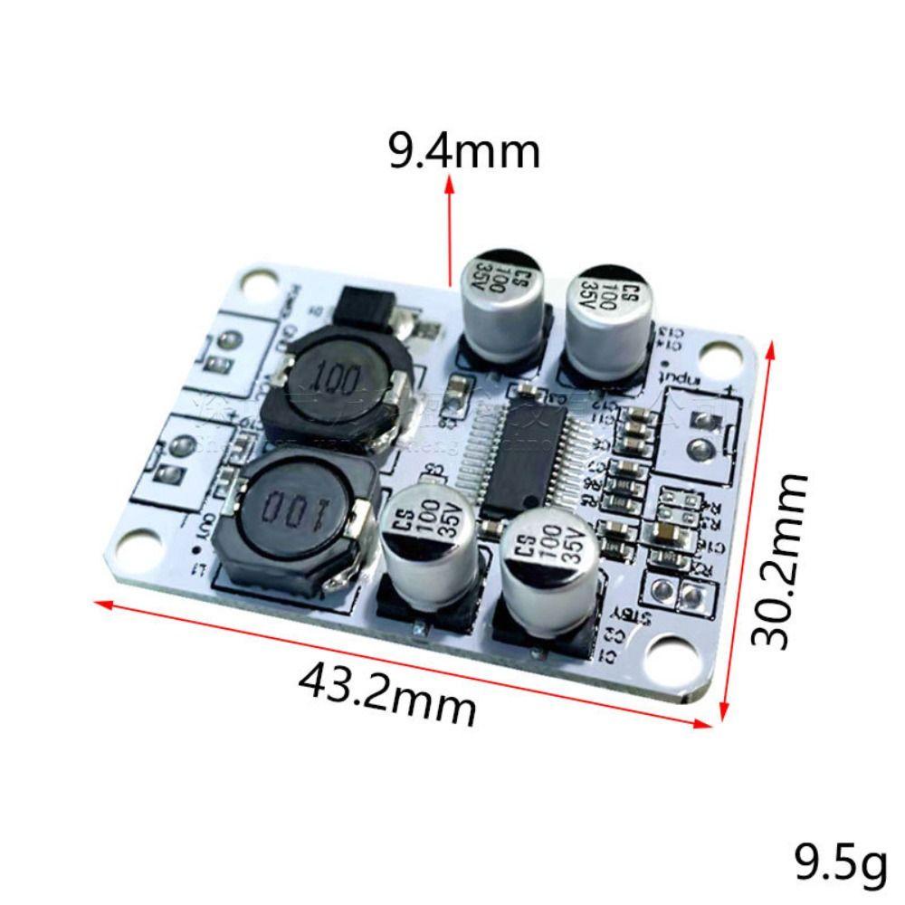 Populer 2pcs Papan Amplifier Mono4/6/8 ohm DC 8-26V AMP Modul Speaker Suara