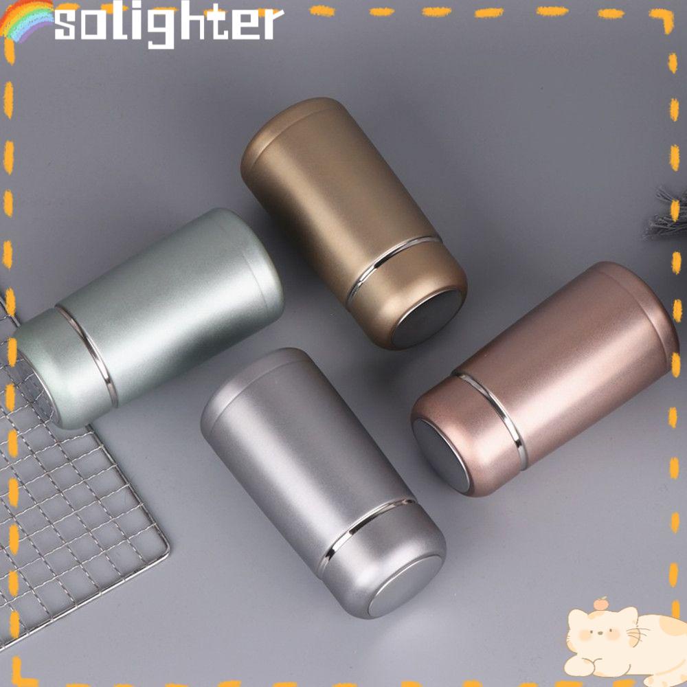 Solighter 350ML Mug Kopi Hadiah Botol Air Portable Stainless Steel