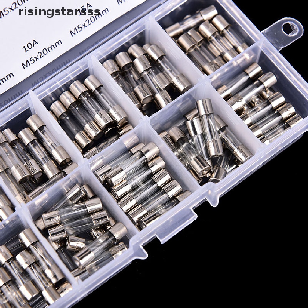 Rsid Span-new 100Pcs /Set 5x20mm Quick blow Glass Tube Fuse Aneka Kits Fast-blow Glass Fuses Jelly