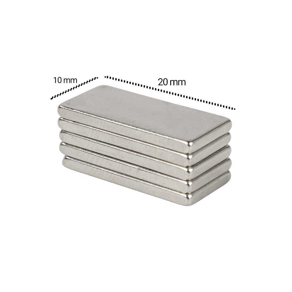 Strong Neodymium Magnet NdFeB Cuboid N35 5 PCS - D22