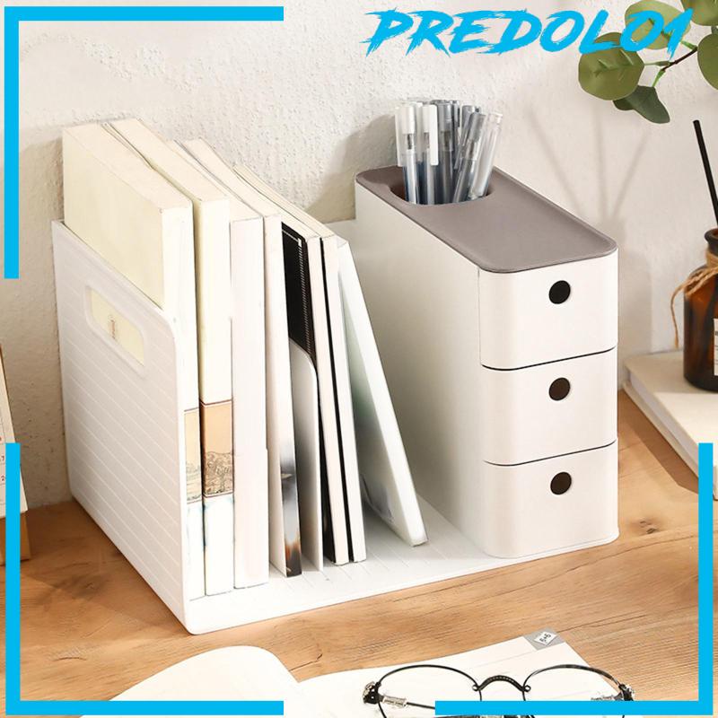 [Predolo1] Desk Organizer Storage Box Tempat Pensil Warna Alat Kantor Kuas Makeup