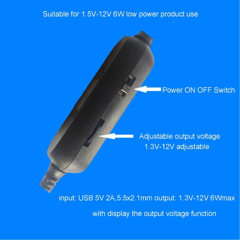 Zzz USB 5V Ke DC 15v-12V USB Voltage Step Up Converter Kabel Volt Transformer Line