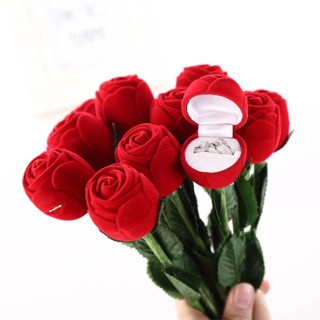 

⭐BISA COD⭐ Ring Box Rose Box Kotak Cincin Mawar Cincin Lamaran