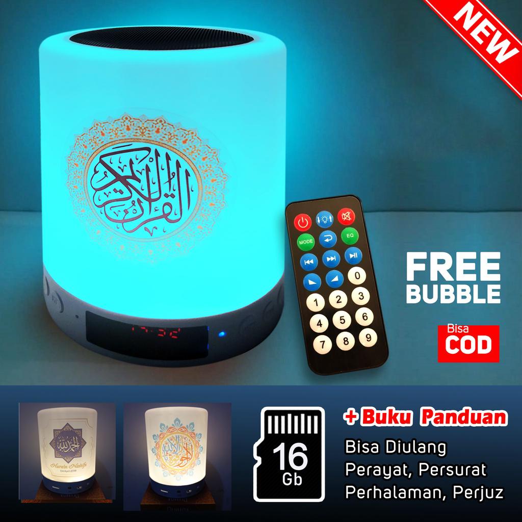Speaker Murottal Alquran 30 Juz + Remote - Free Memori 16 GB - Free Buku Panduan - Free Bubble Wrap 