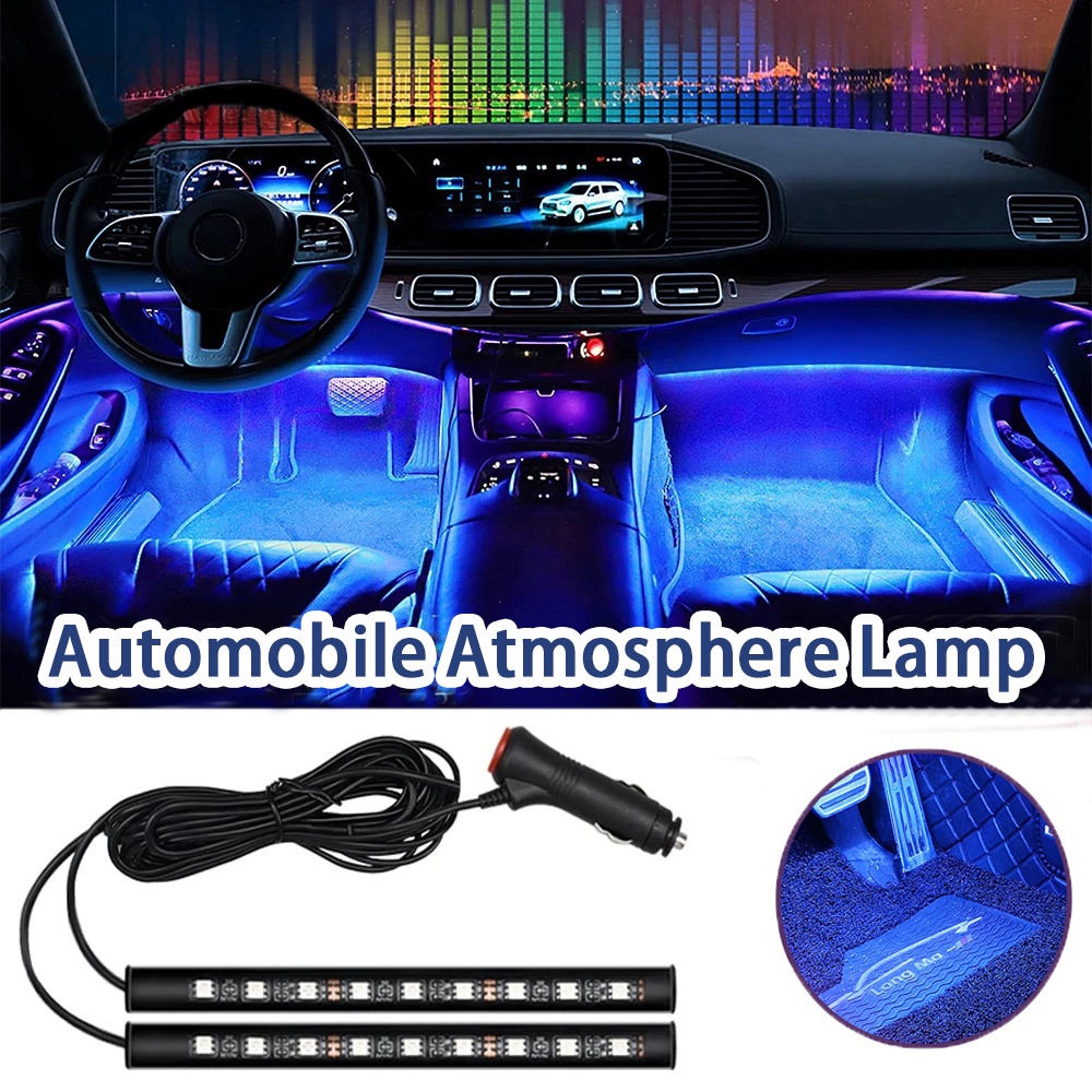 5050smd Lampu Suasana Mobil USB Lampu Malam Dashboard Konsol Warna-Warni Lampu Hias Strip Portabel Romantis Aksesoris Mobil Interior Mobil LED Ambient Light