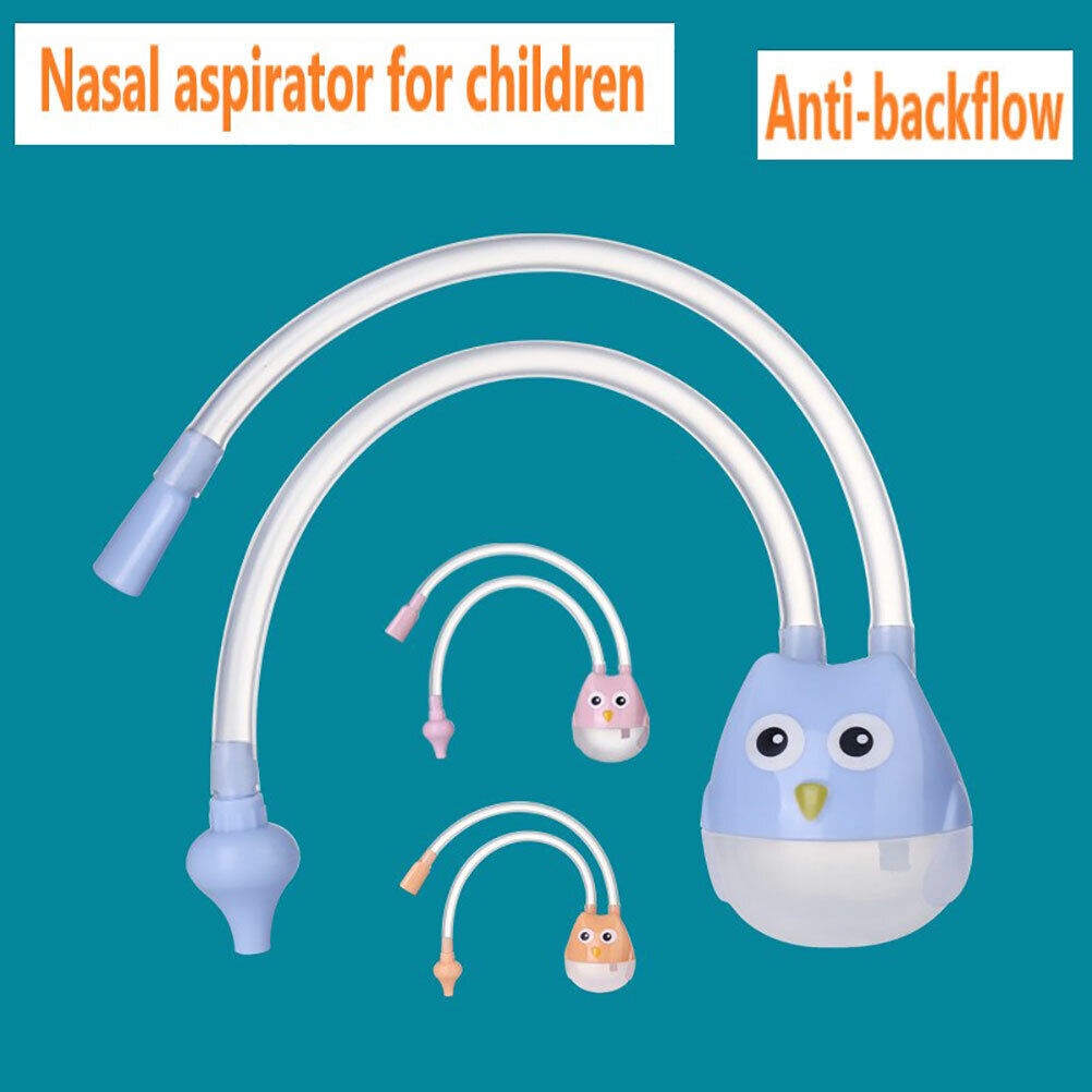 Aspirator Hidung Bayi Baru Lahir Tipe Sedot Hidung Pembersih Penyerapan Hidung Untuk Bayi Pipa Hisap Booger Silikon Anti-Refluks