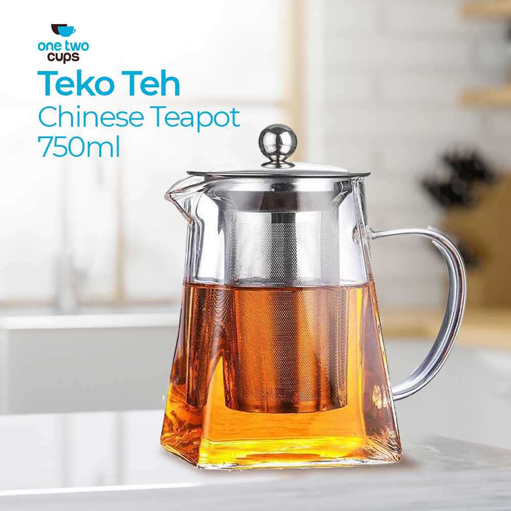 (BISA COD) FTIHSHP  Teko Pitcher Teh Chinese Teapot Maker Glass - TP-761