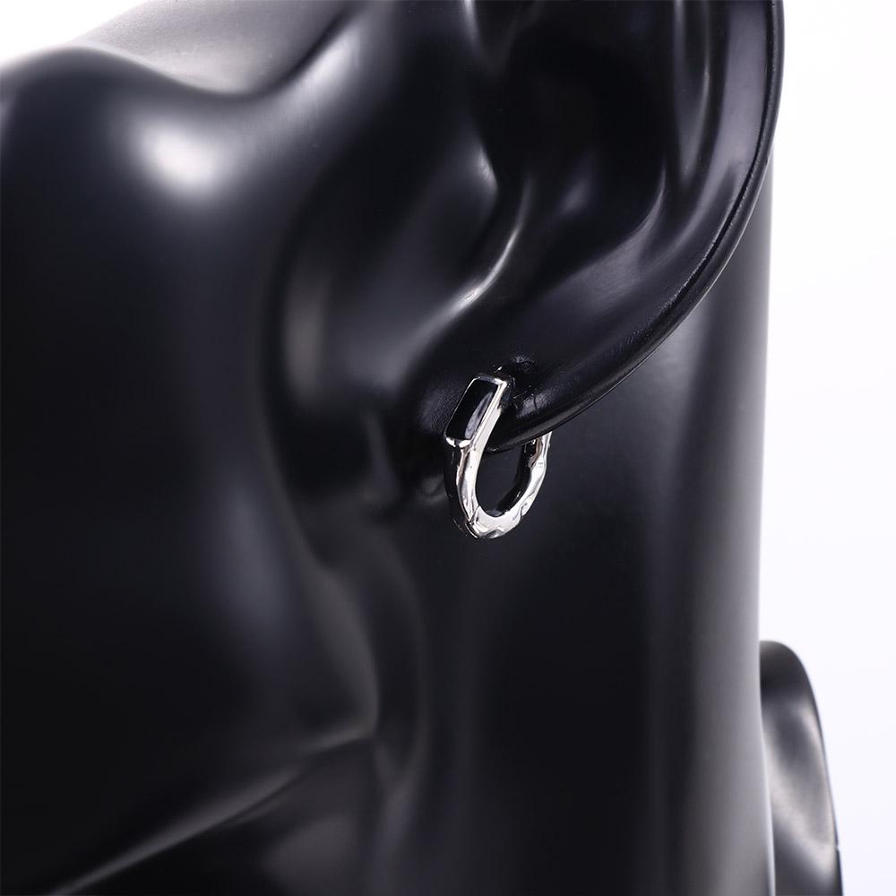 Agustina Pria Hoop Earrings Minoritas Kepribadian Wanita Pesta Punk Street Wear Aksesoris Pria