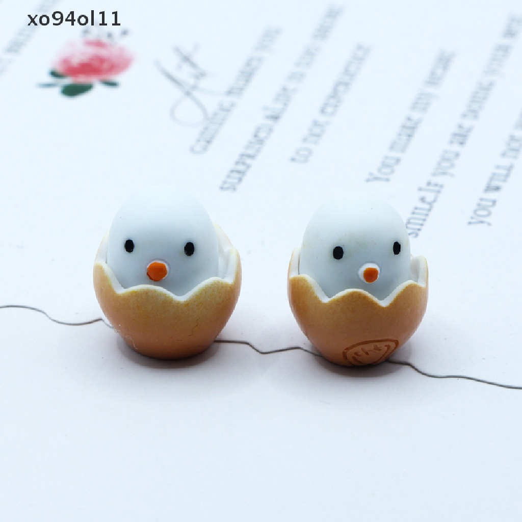 Xo 2Pcs Glow-in- the dark chick DIY Hiasan Dekorasi Menyala Dalam Gelap Mainan OL