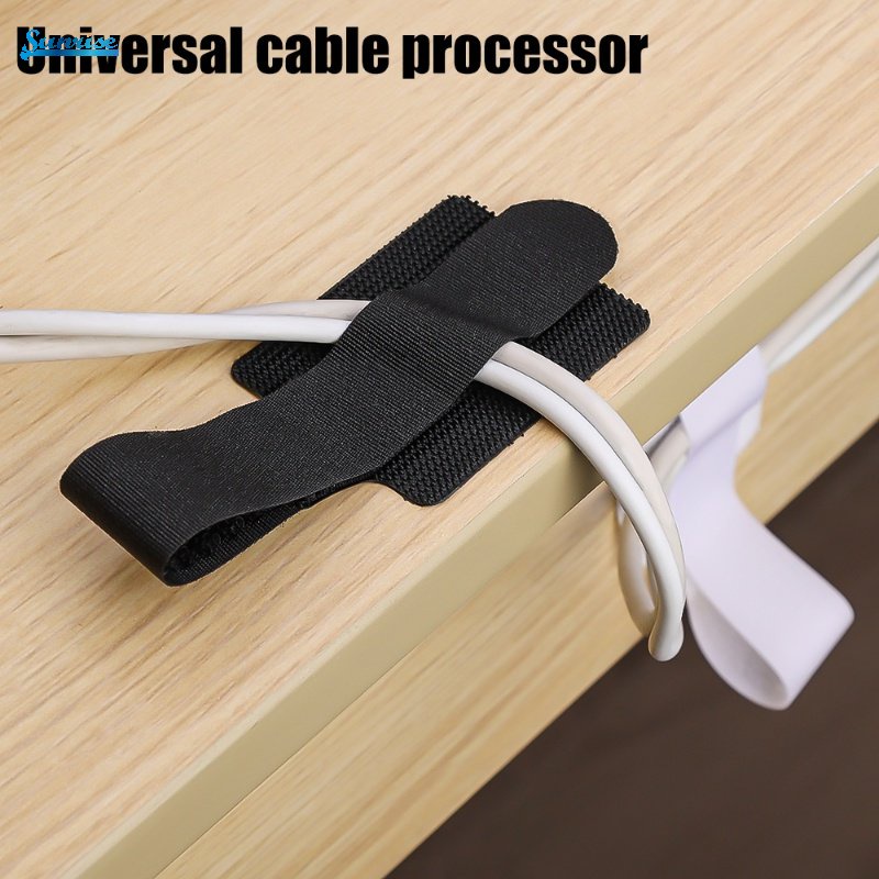 Superglue Portable Mini Storage Cable Belt Baru Universal Self-Adhesive Dipanjangkan Sabuk Penyimpanan Kabel Pengisian Nilon