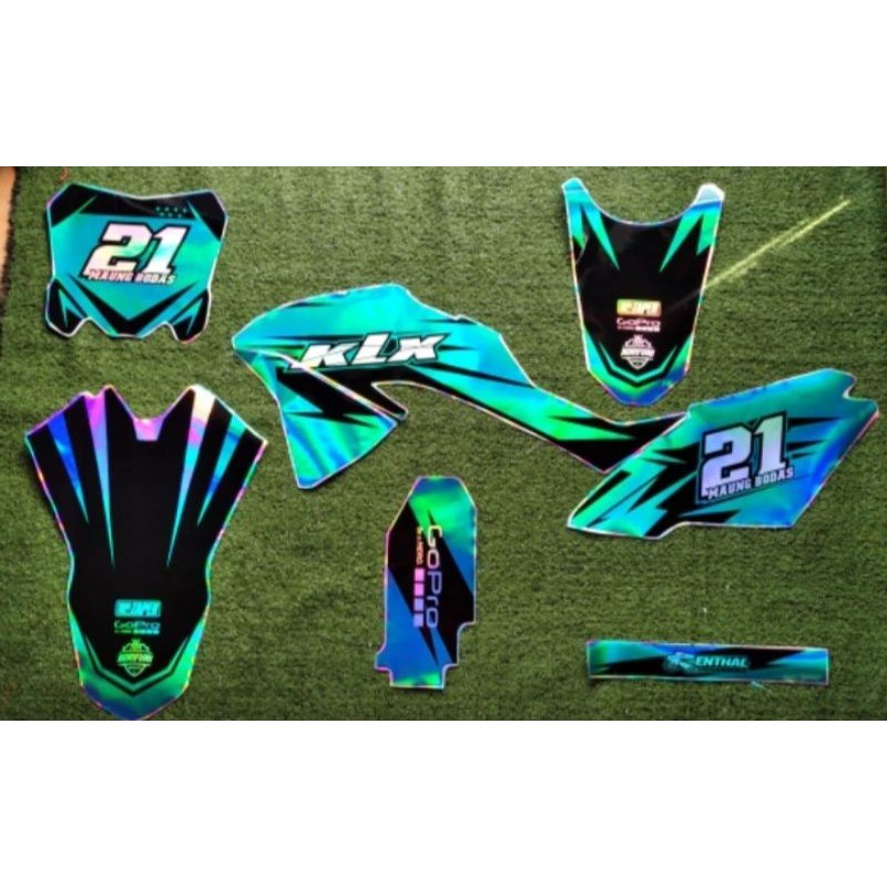 DECAL STICKER KLX BF HOLOGRAM FULL BODY