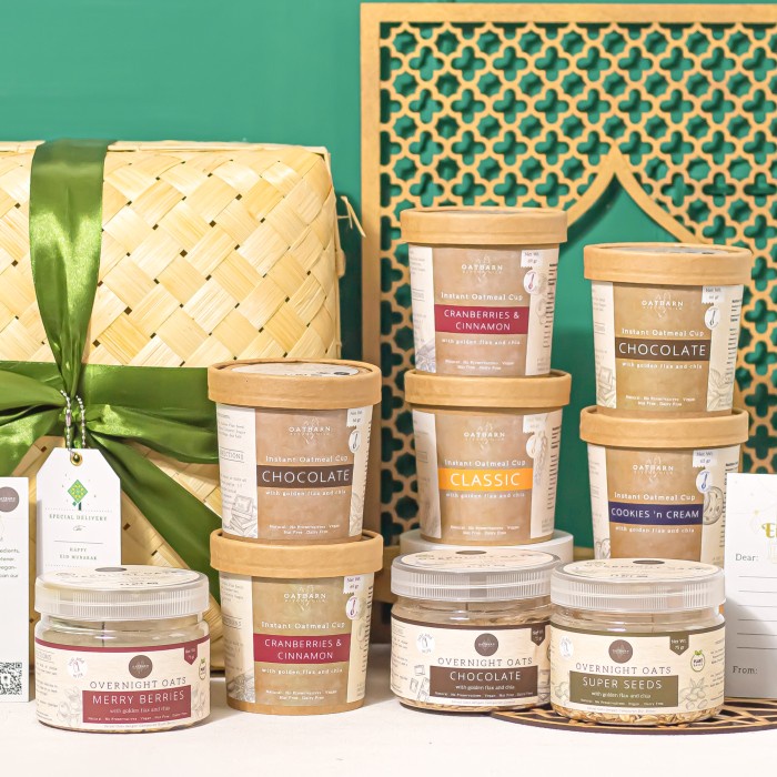 

✨NEW✨ -Parsel Ramadan 'Medina' OatBarn | Hampers Makanan Lebaran Parcel- 1.1.23